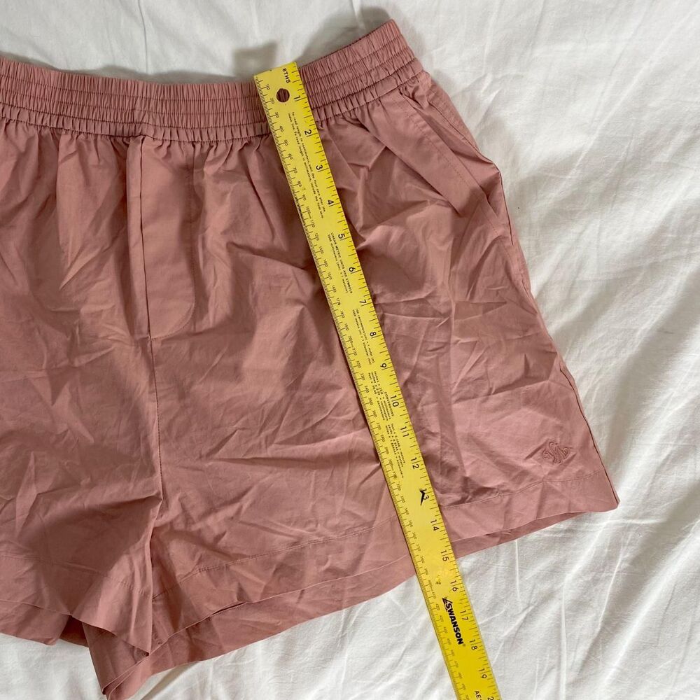 NWT Varley Morales Shorts 2.5 Size L in Ash Rose 100% Cotton - Picture 7 of 8